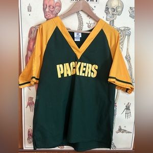 Packers large scrub top